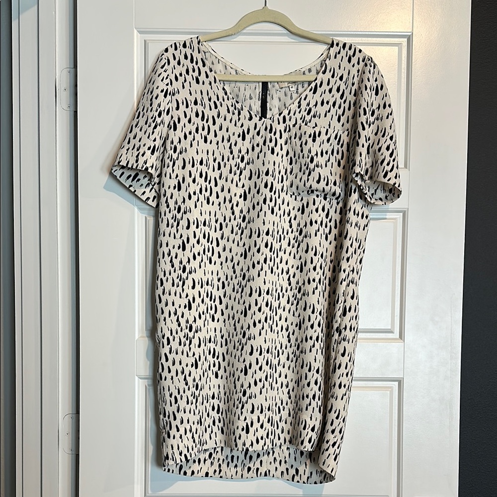Essentiel Antwerp Black & White Spotted Dress
